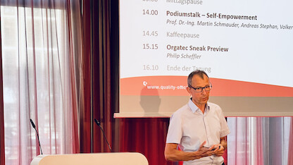 Volker Weßels, IBA, eröffnete das offizielle Tagungsprogramm